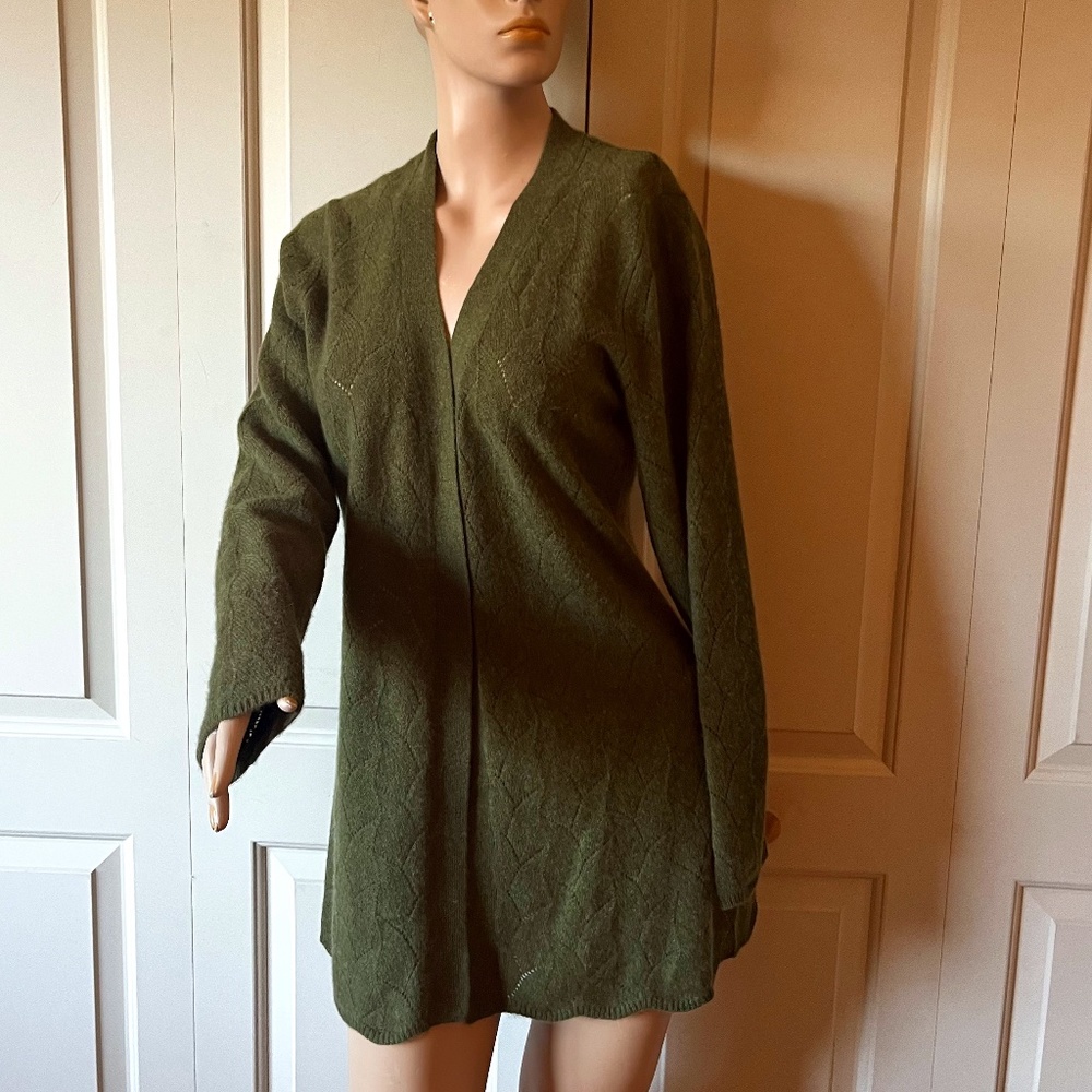 Claudia Nichole Cashmere Duster Cardigan NWT M